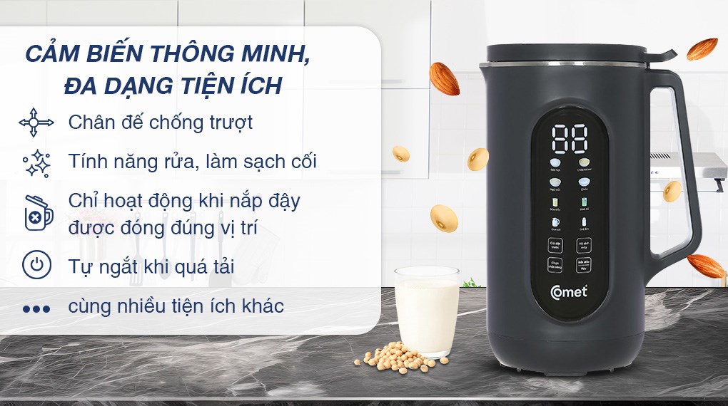 Máy làm sữa hạt đa năng Comet CM9216