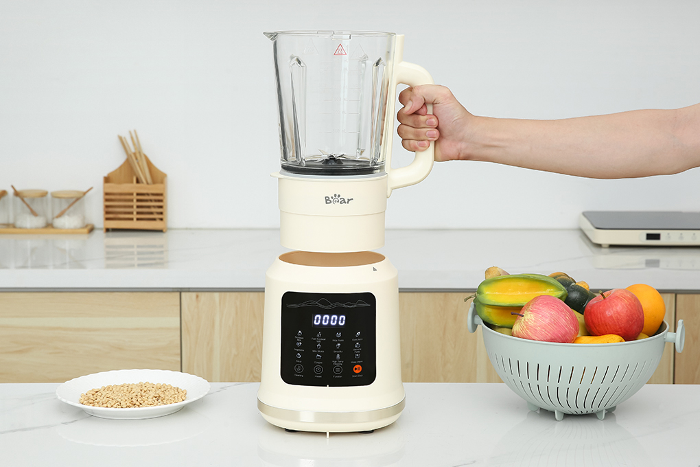 Máy làm sữa hạt đa năng Bear BCB-E153W2 Màu Kem