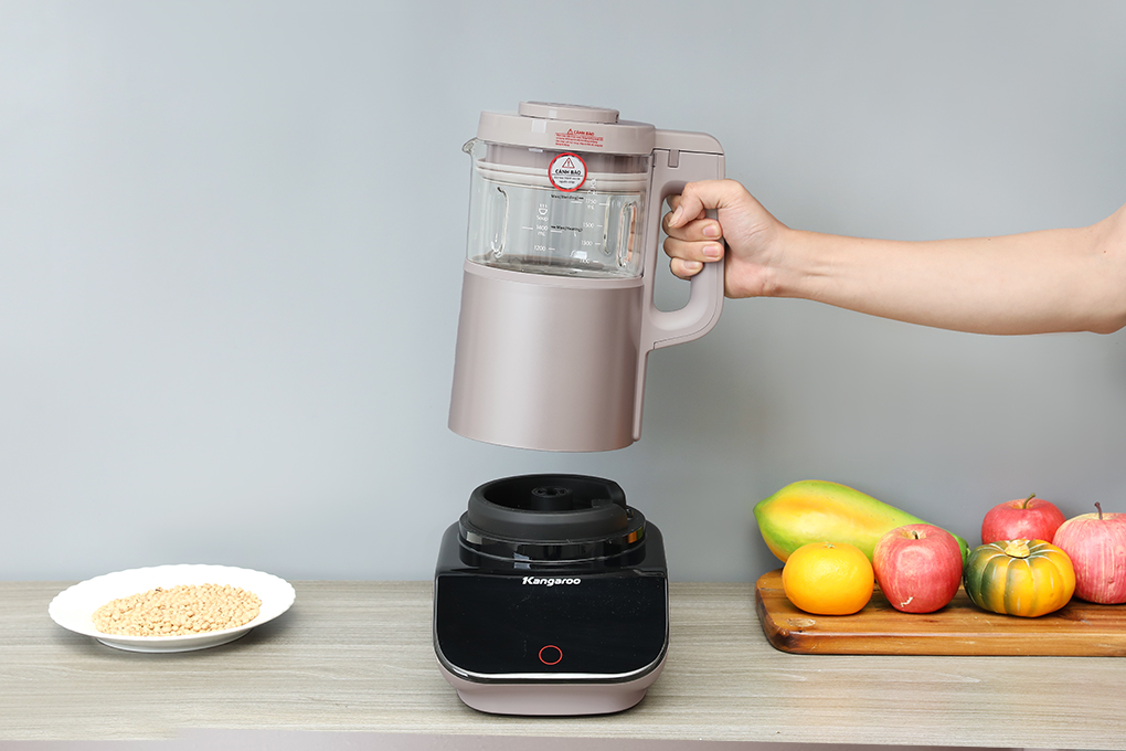 Máy làm sữa hạt đa năng Kangaroo KG175HB3 Màu Đen - Xám