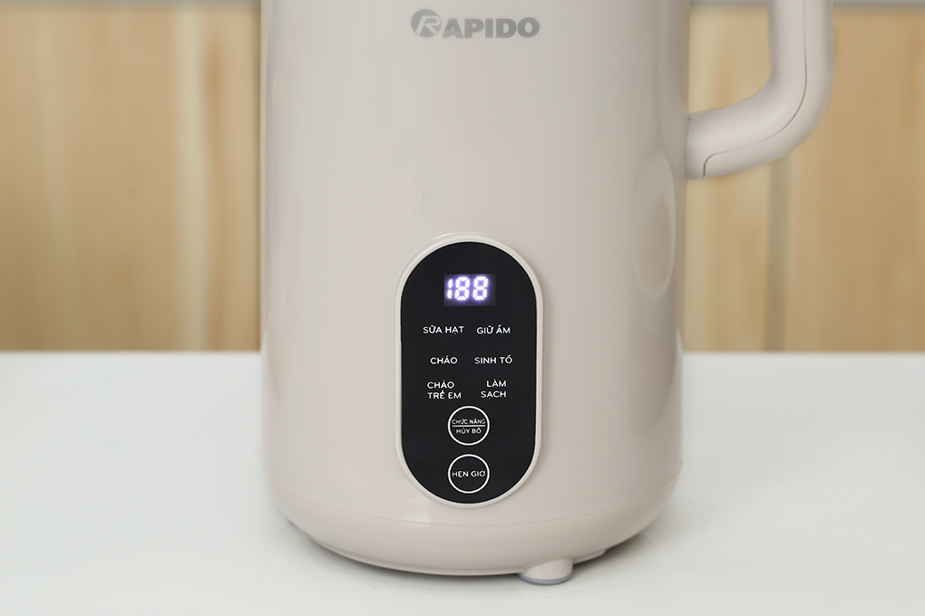 Máy làm sữa hạt đa năng Rapido RHB-500DW xám Màu Xám