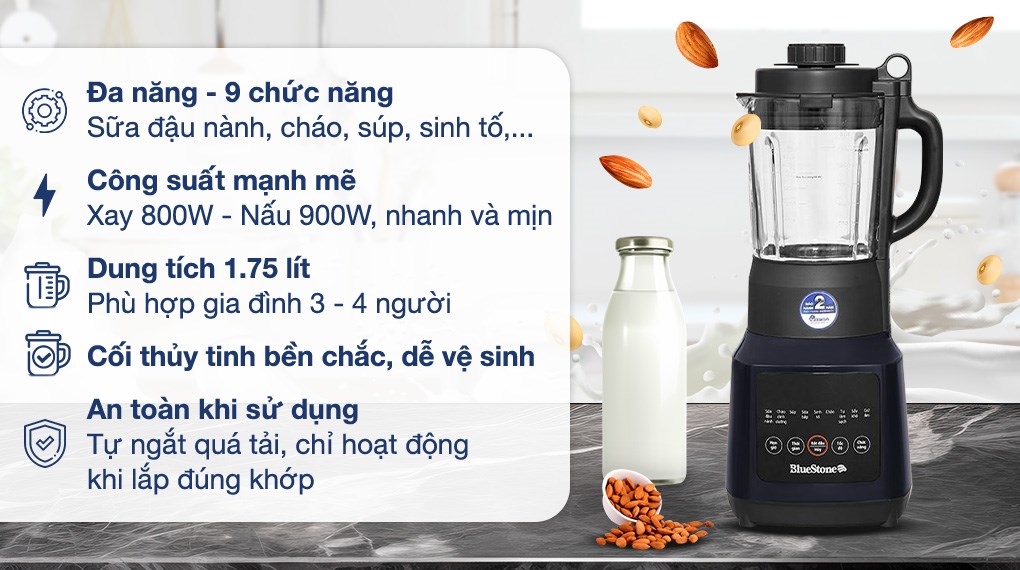 Máy làm sữa hạt đa năng BlueStone BLB-6037
