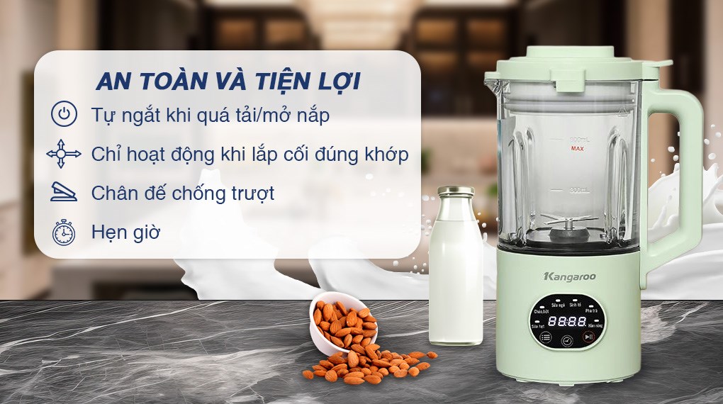 Máy xay sữa hạt đa năng Kangaroo KGHB1G