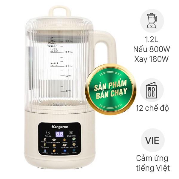 Máy xay sữa hạt đa năng Kangaroo KGHB12D1ECO