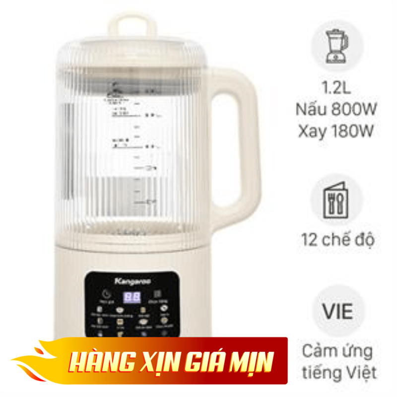 Máy xay sữa hạt đa năng Kangaroo KGHB12D1ECO