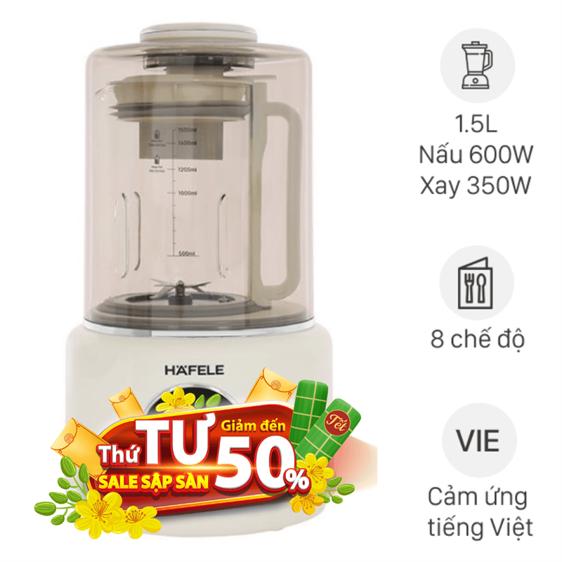 Máy làm sữa hạt Hafele HS-B151NW