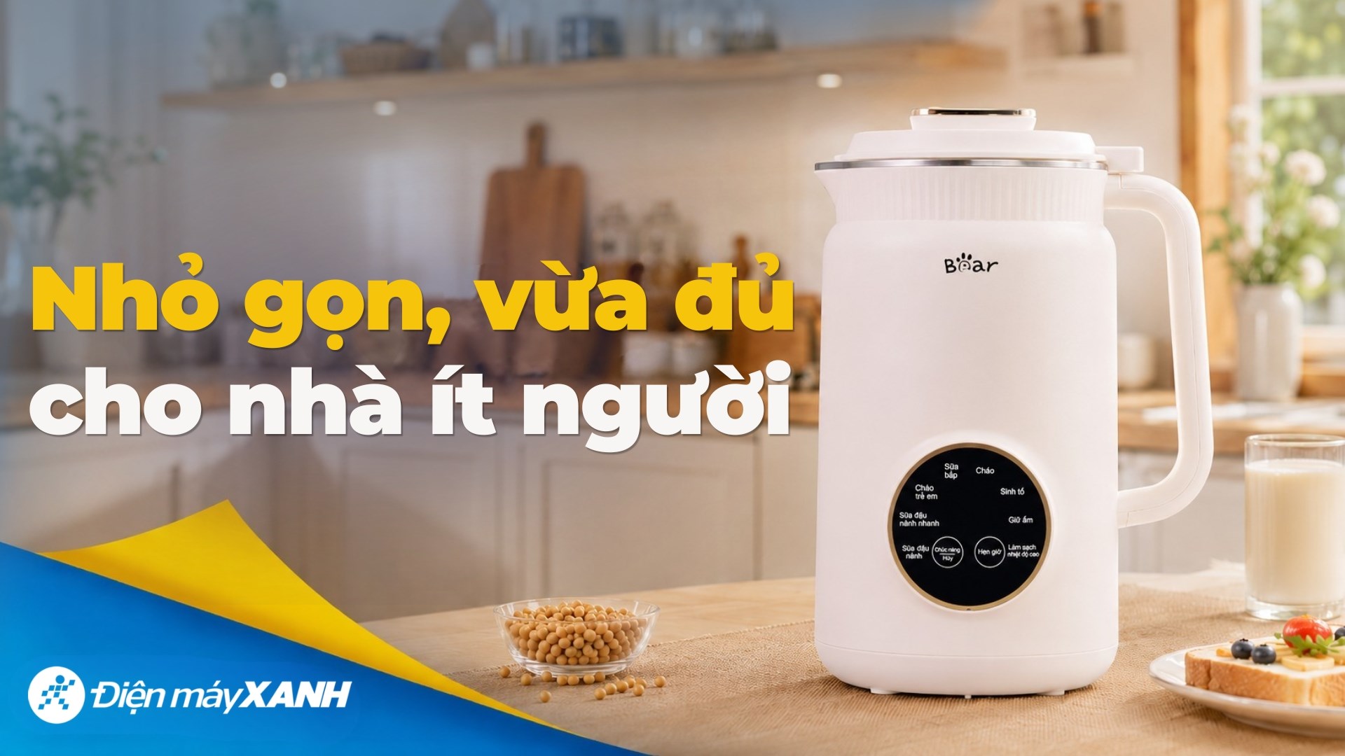 Máy làm sữa hạt đa năng Bear SMM-4H06S