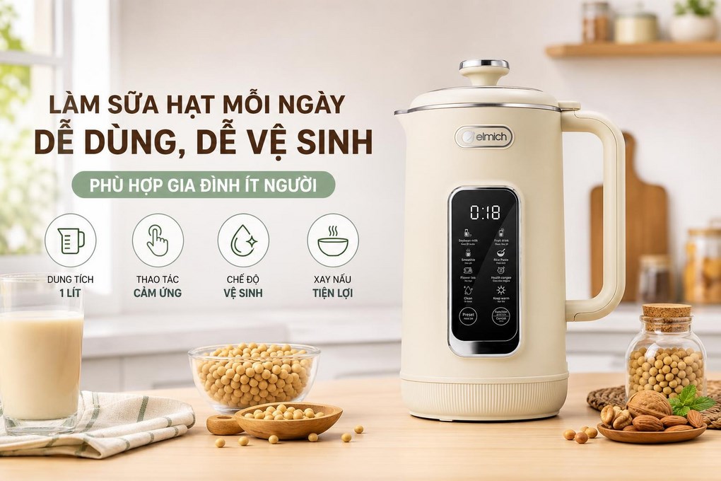 Máy làm sữa hạt Elmich CBE-8650