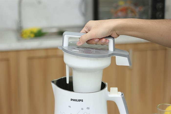 Máy làm sữa đậu nành Philips HD2072 1.3 lít Màu Trắng