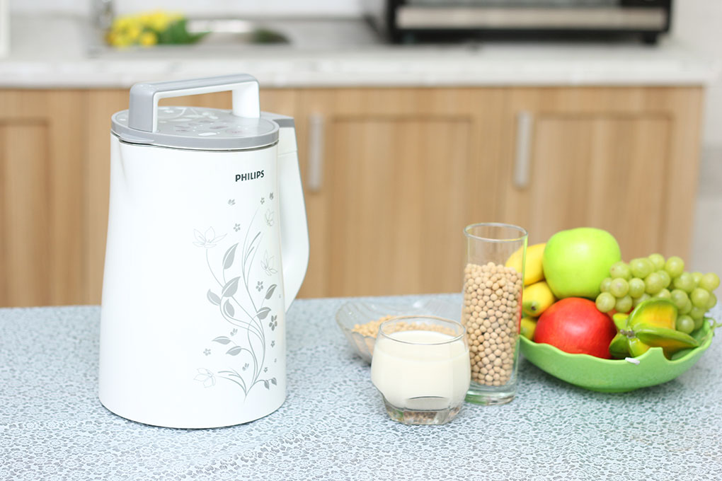 Máy làm sữa đậu nành Philips HD2072 1.3 lít Màu Trắng