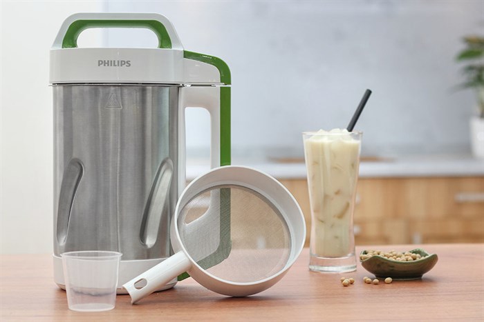 Máy làm sữa đậu nành Philips HD2052 1.2 lít Màu Trắng - Xanh lá