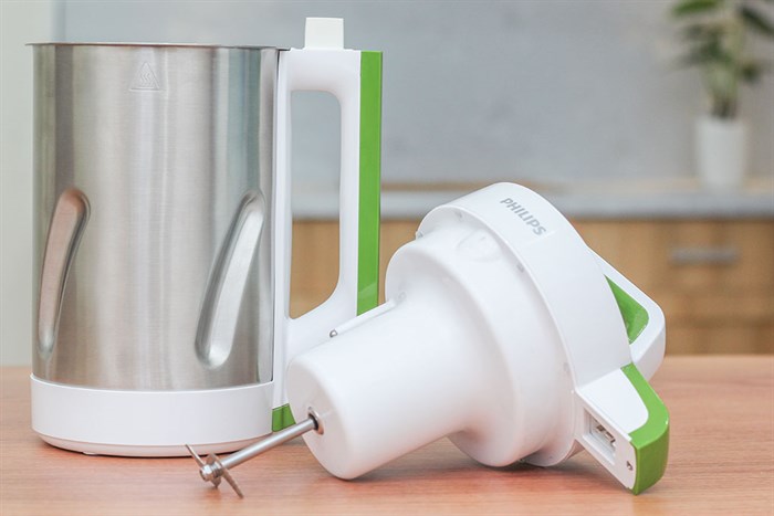 Máy làm sữa đậu nành Philips HD2052 1.2 lít Màu Trắng - Xanh lá