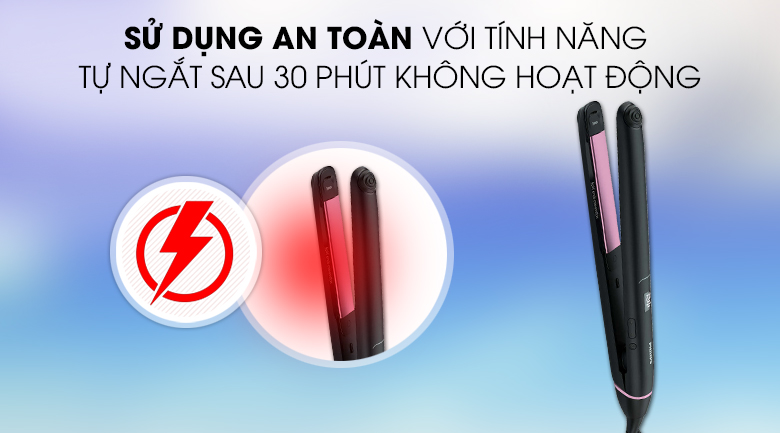 Tự ngắt điện - Máy tạo kiểu tóc Philips BHS675