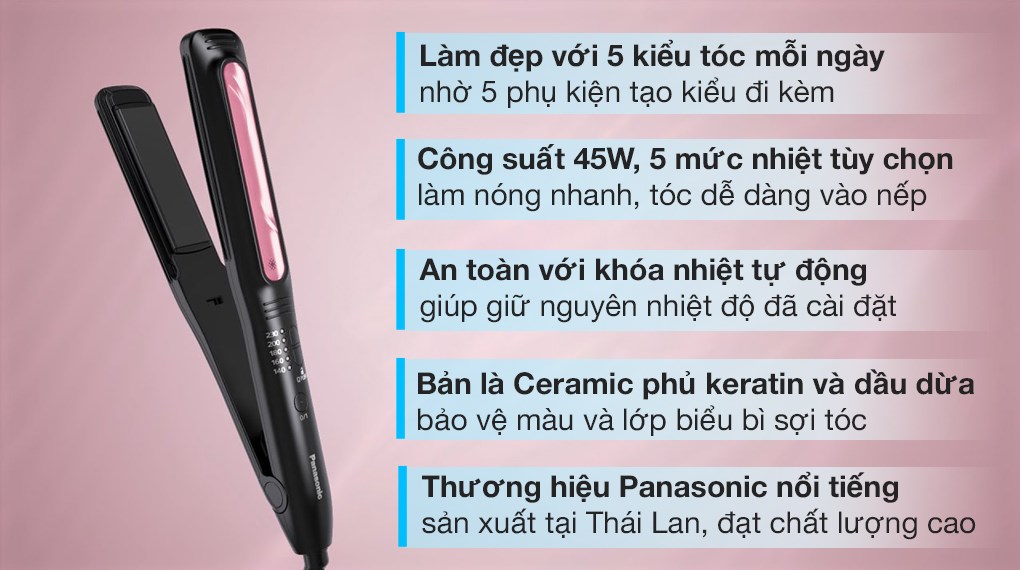 Panasonic EH-HV52-K645 là một trong những dòng máy tạo kiểu tóc hàng đầu trên thị trường hiện nay. Với công nghệ đột phá, máy cho phép bạn tạo ra những kiểu tóc ấn tượng và đầy phong cách chỉ trong vài phút. Mời bạn thưởng thức hình ảnh sản phẩm và khám phá những tiện ích mà chỉ sản phẩm này mới có thể mang lại cho bạn.