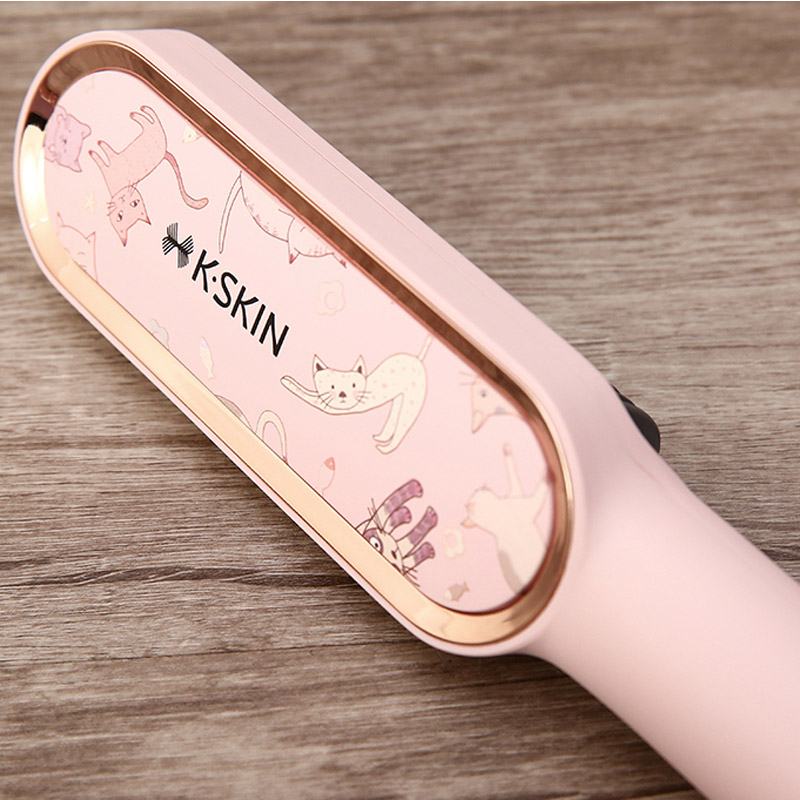Lược điện chải tóc đa năng K.SKIN KD380 Màu Hồng