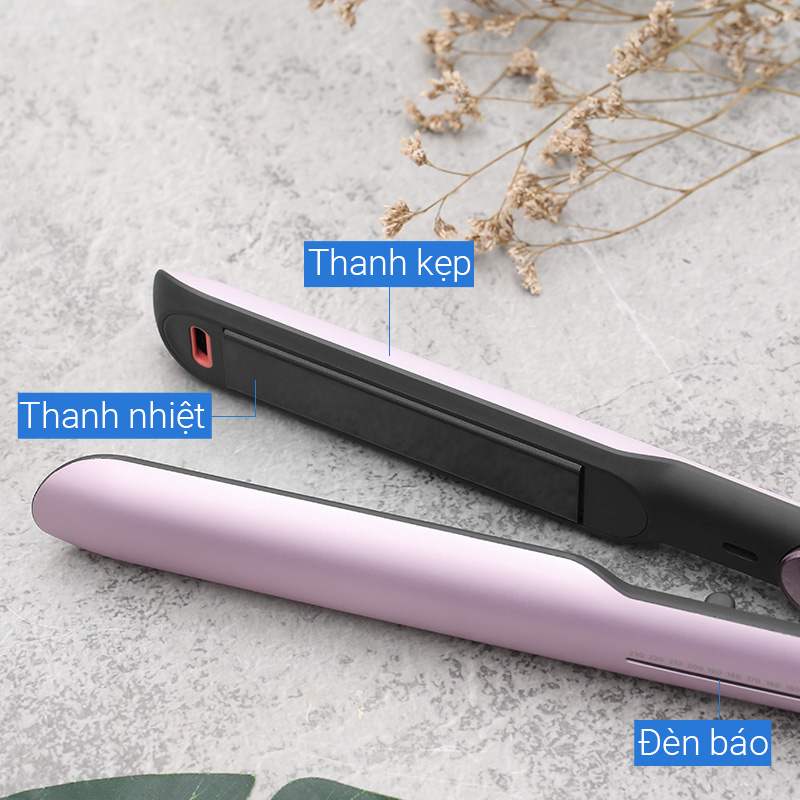 Máy duỗi tóc Philips BHS530/00 Màu Hồng