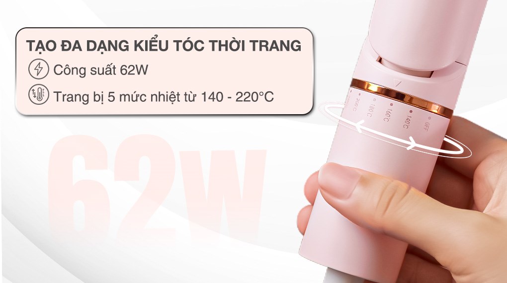 Máy tạo kiểu tóc Halio 2in1 Airplus Hair Styler