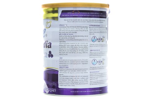 Sữa bột Goldcare Pedia dinh dưỡng đặc biệt cho trẻ biếng ăn 900g