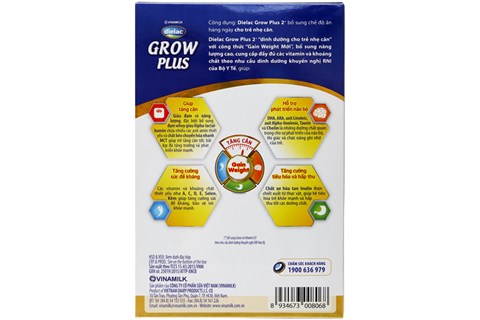 Sữa bột Dielac Grow Plus 2+ hộp xanh 400g