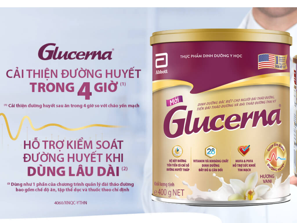 Sữa Glucerna 400g có giúp kiểm soát cân nặng cho người tiểu đường không?
