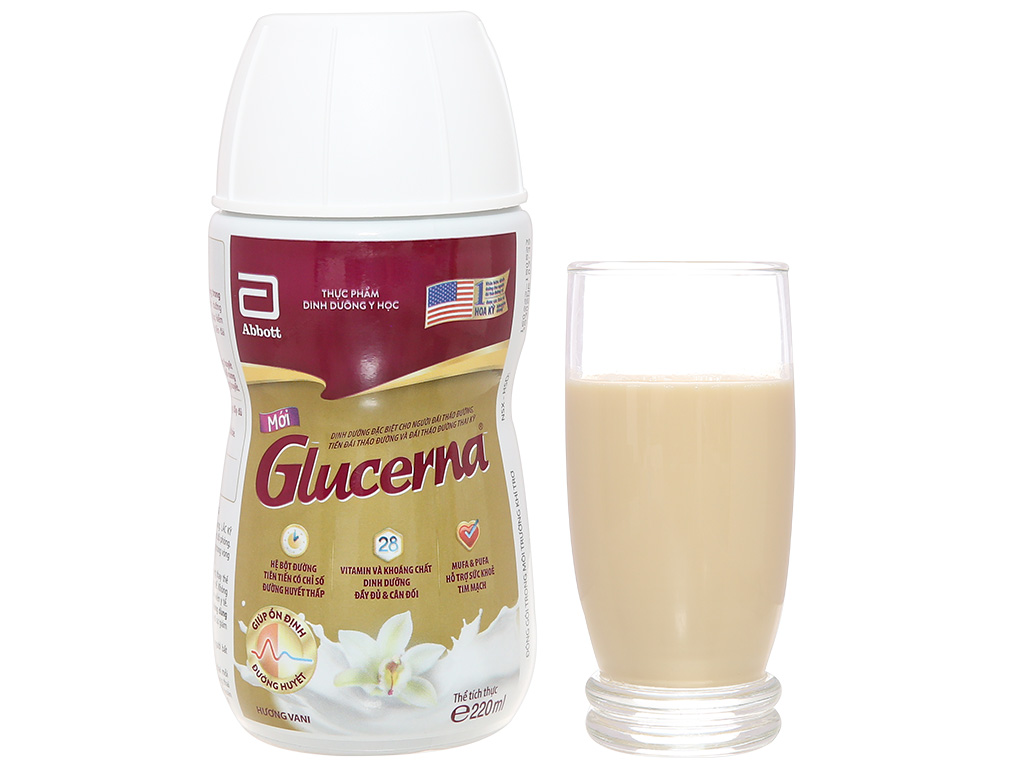 Sữa bột pha sẵn Glucerna hương vani cho người tiểu đường 7