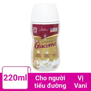 Sữa bột pha sẵn Glucerna vani 220ml (cho người tiểu đường)