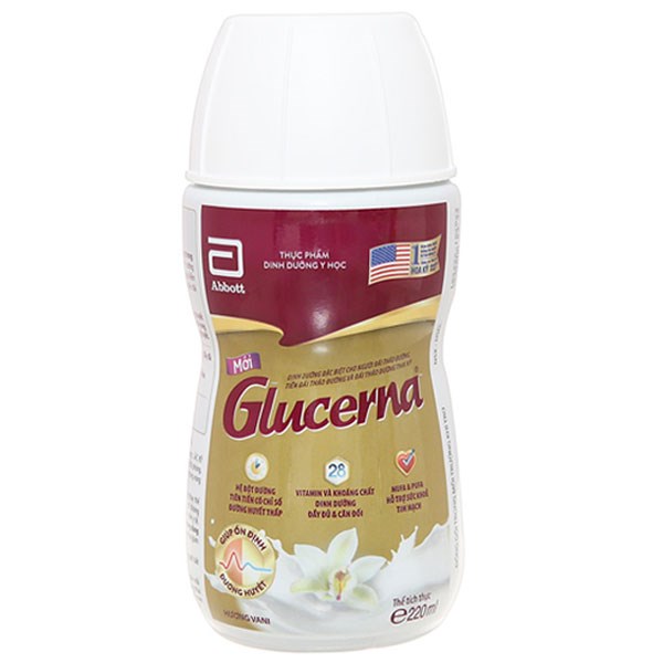 Sữa bột Pha Sẵn Glucerna chai 220ml