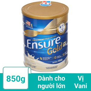 Sữa bột Ensure Gold vani 850g (cho người lớn)