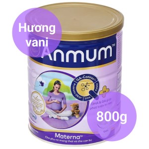 Sữa bột Anmum Materna vani ít béo lon 800g