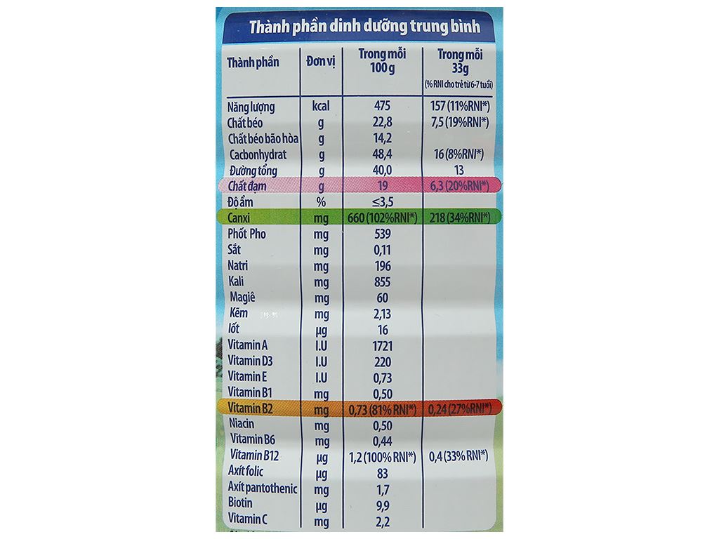 Sữa bột Dutch Lady nguyên kem 900g 6