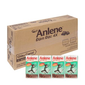 Thùng 48 hộp sữa bột pha sẵn Anlene đậm đặc 4x socola 125ml