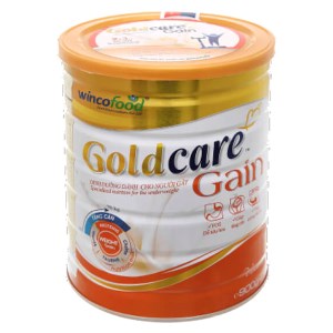 Sữa bột Wincofood GoldCare Gain hương vani lon 900g (dành cho người gầy)