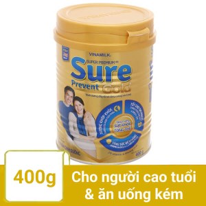 Sữa bột Vinamilk Sure Prevent Gold lon 400g