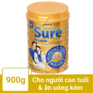 Sữa bột Vinamilk Sure Prevent Gold lon 900g
