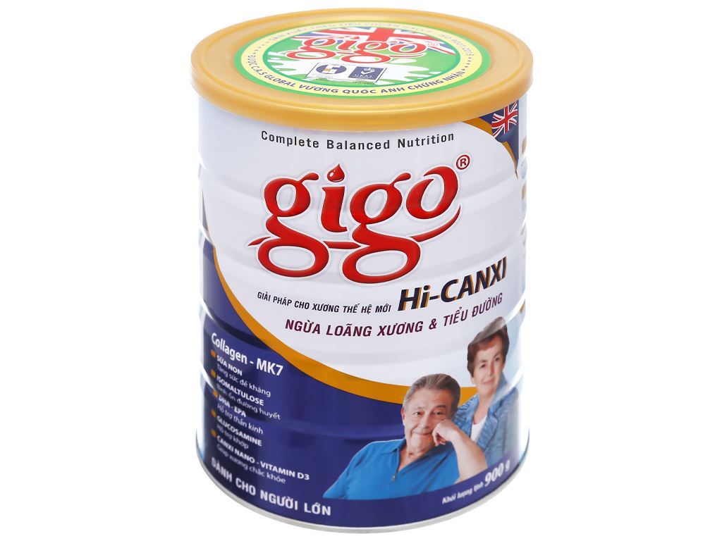Sữa bột Gigo Hi - canxi lon 900g 0