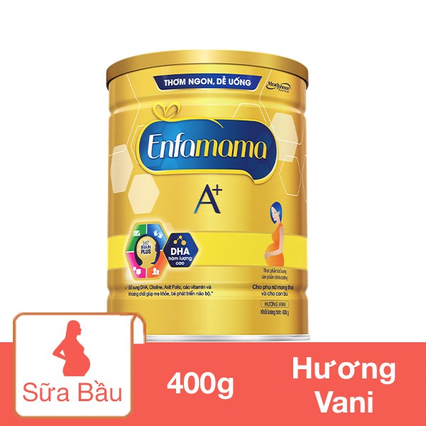 Sữa Bầu Enfamama A+ 360° Brain Plus Hương Vani 400G