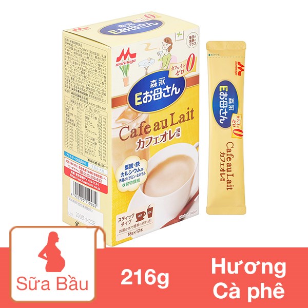 Sữa Bầu Dạng Gói Morinaga Hương Cà Phê 216G