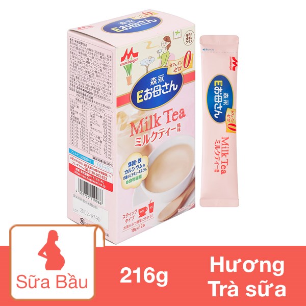 Sữa Bầu Dạng Gói Morinaga Hương Trà Sữa 216G