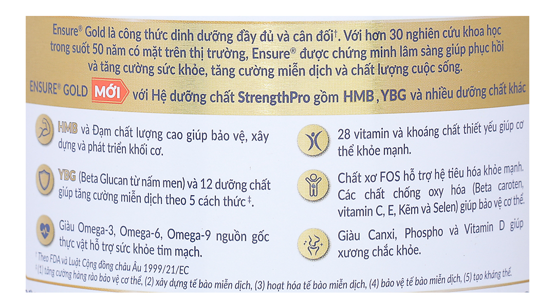 Thực phẩm dinh dưỡng y học: Ensure Gold - 21