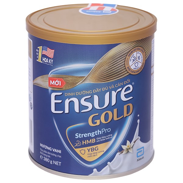 Thực Phẩm Dinh Dưỡng y Học Ensure Gold Hương Vani 400g (Beta Glucan)
