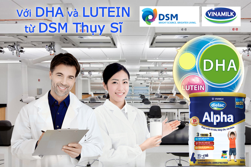 Sữa bột Dielac Alpha 4 900g (cho bé 2-6 tuổi)