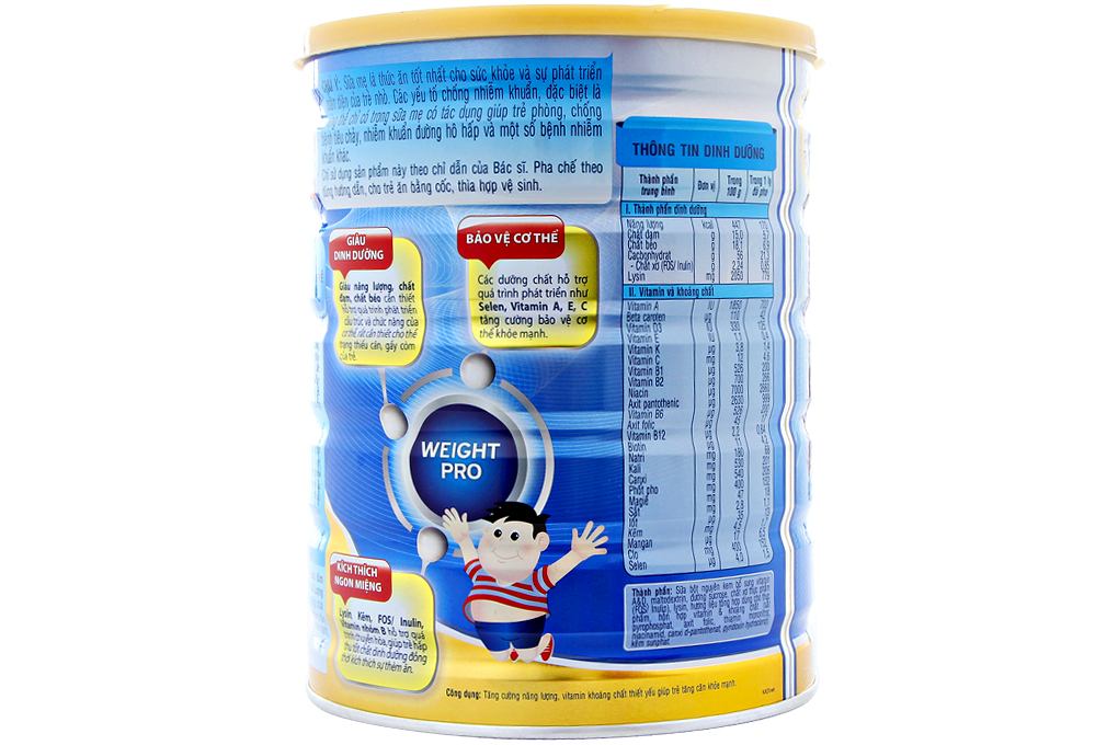 Sữa bột GrowPLUS+ tăng cân khỏe mạnh 900g (bé trên 1 tuổi)