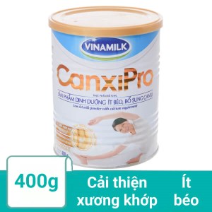 Sữa bột Vinamilk CanxiPro ít béo lon 400g (trên 30 tuổi)