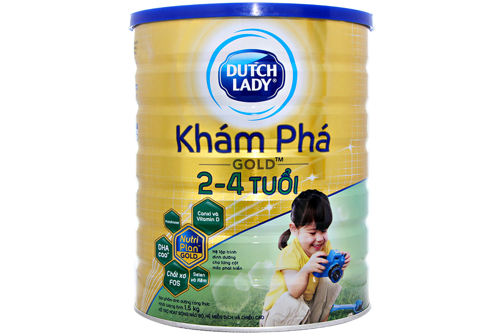 Sữa bột Dutch Lady Khám Phá Gold 1.5kg (cho bé 2-4 tuổi)