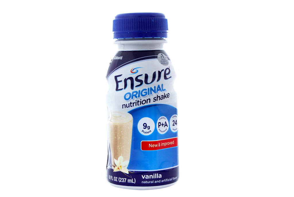 Lốc 6 chai sữa bột pha sẵn Ensure Original vani 237ml 3
