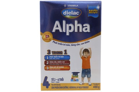 Sữa bột Dielac Alpha 4 hộp 400g