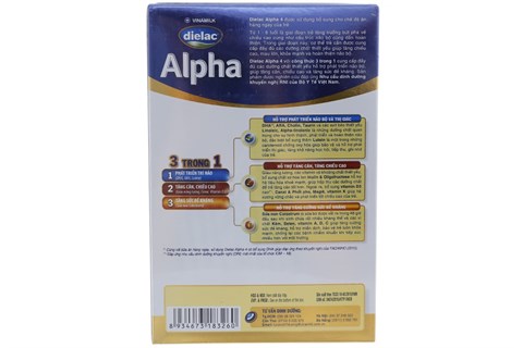 Sữa bột Dielac Alpha 4 hộp 400g