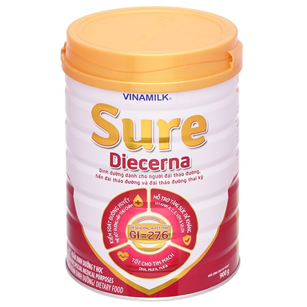 Sữa bột Vinamilk Sure Diecerna lon 900g