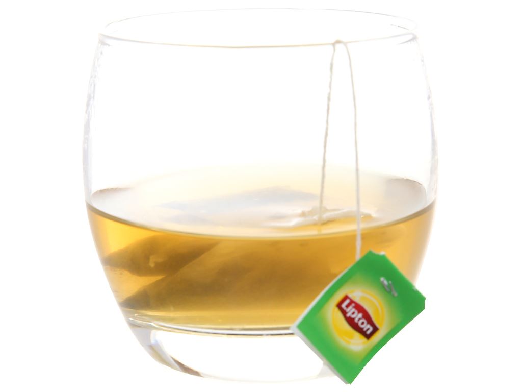 Hộp quà trà túi lọc Lipton nhãn vàng hộp 25 gói và trà xanh 5 gói