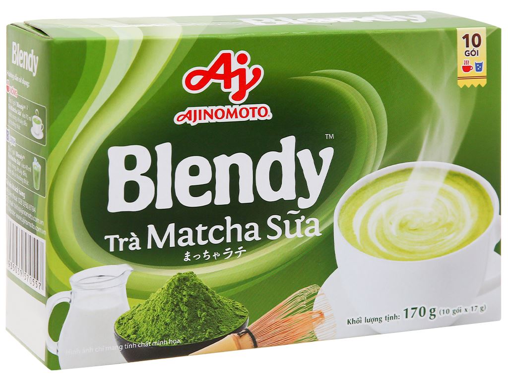 Trà matcha Blendy là sản phẩm tuyệt vời giúp bạn thư giãn và cung cấp năng lượng sau những giờ làm việc căng thẳng. Với hương vị tinh tế và sự hoàn hảo trong mỗi viên trà, bạn chắc chắn sẽ thích thú khi thưởng thức sản phẩm thơm ngon này. Hãy xem hình ảnh liên quan để cảm nhận sự tuyệt vời của trà matcha Blendy!