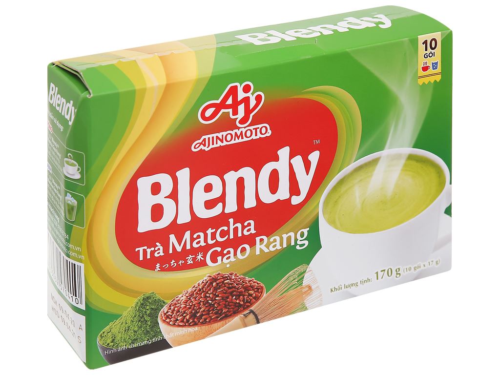 Trà matcha gạo rang Blendy: Hình ảnh của trà matcha gạo rang Blendy sẽ khiến bạn liên tưởng tới hương vị ngọt ngào của gạo rang và hương vị độc đáo của matcha. Hãy khám phá sản phẩm này nếu bạn muốn thưởng thức hương vị tuyệt vời ngay tại nhà.